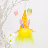 Easter Rabbit Doll Pp Pvc Party Hanging Ornaments 1 Piece sku image 2