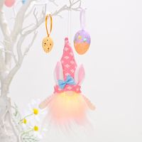 Easter Rabbit Doll Pp Pvc Party Hanging Ornaments 1 Piece sku image 3