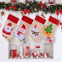 Christmas Christmas Tree Santa Claus Snowman Cloth Party Hanging Ornaments main image 3