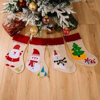 Christmas Christmas Tree Santa Claus Snowman Cloth Party Hanging Ornaments main image 2