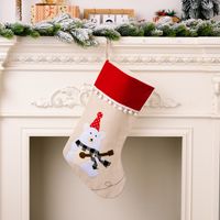 Christmas Christmas Tree Santa Claus Snowman Cloth Party Hanging Ornaments sku image 3