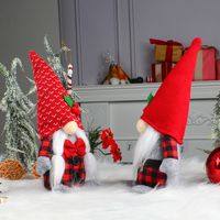 Poupée De Rudolph De Fête De Tissu De Fleur De Noël main image 5