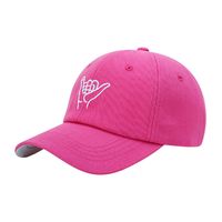 Unisex Simple Style Gesture Embroidery Curved Eaves Baseball Cap main image 6