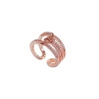 Fashion Geometric Copper Open Ring Irregular Copper Rings main image 5