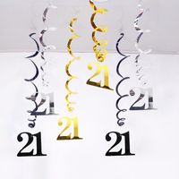 Number Pvc Birthday Hanging Ornaments main image 3