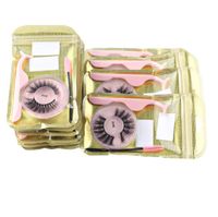 Glue-free Imitation Mink Thick False Eyelashes Set sku image 2