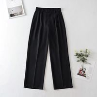 Simple Style Solid Color Satin Full Length Ruched Wide Leg sku image 9