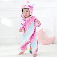Cute Animal Velvet Polyester Baby Clothes main image 2