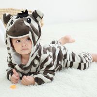 Cute Animal Velvet Polyester Baby Clothes main image 4