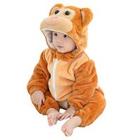 Cute Animal Velvet Polyester Baby Clothes main image 3