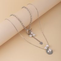 Ethnic Style Heart Shape Alloy Plating Artificial Pearls Necklace main image 5