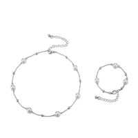 Simple Style Geometric Metal Plating Women's Bracelets Necklace sku image 1