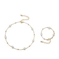 Simple Style Geometric Metal Plating Women's Bracelets Necklace main image 3