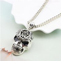 Punk Skull Alloy Plating Necklace 1 Piece main image 1