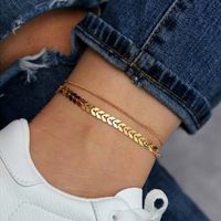 Vacation Devil's Eye Butterfly Alloy Plating Anklet main image 4