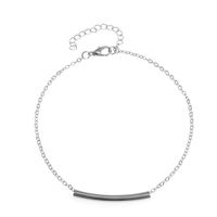 Simple Style Geometric Alloy Plating Anklet main image 4
