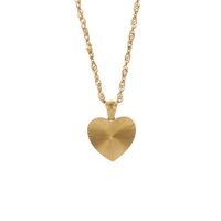 Simple Style Heart Shape Stainless Steel Necklace Plating Stainless Steel Necklaces main image 5