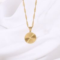 Simple Style Heart Shape Stainless Steel Necklace Plating Stainless Steel Necklaces main image 4