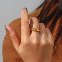 Fashion Geometric Stainless Steel Rings Plating Stainless Steel Rings main image 2