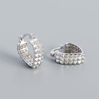 Fashion Heart Shape Sterling Silver Earrings Plating 925 Silver Earrings sku image 2