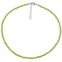 New Choker Fashion Bohemian Short Hand-beaded Colorful Beads Necklace sku image 12