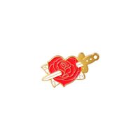 Fashion Letter Alloy Plating Brooches sku image 3