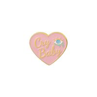 Fashion Letter Alloy Plating Brooches sku image 1