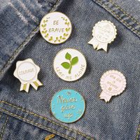 Fashion Letter Alloy Plating Brooches main image 3