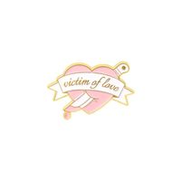 Mode Lettre Alliage Placage Broches sku image 2