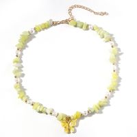 1 Piece Sweet Butterfly Gravel Pendant Necklace sku image 2