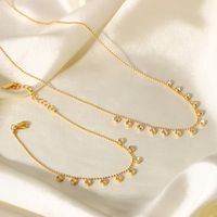 Fashion Geometric Stainless Steel Plating Gold Plated Necklace main image 5