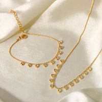 Fashion Geometric Stainless Steel Plating Gold Plated Necklace main image 4