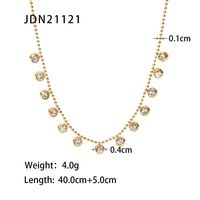 Fashion Geometric Stainless Steel Plating Gold Plated Necklace sku image 2