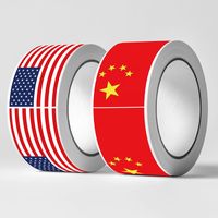 Großhandel China Amerikanische Flagge Aufkleber Selbst-etikett Band main image 6
