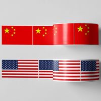 Großhandel China Amerikanische Flagge Aufkleber Selbst-etikett Band main image 5