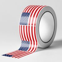 Großhandel China Amerikanische Flagge Aufkleber Selbst-etikett Band main image 4