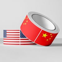 Großhandel China Amerikanische Flagge Aufkleber Selbst-etikett Band main image 2