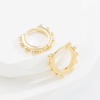 Classic Style Geometric Copper Earrings Plating Copper Earrings 1 Pair main image 4