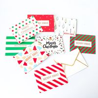 Christmas Cute Letter Stripe Paper Card main image 2