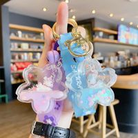 Cute Unicorn Pvc Arylic Keychain main image 1