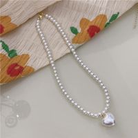 Sweet Heart Shape Plastic Beaded Necklace sku image 5