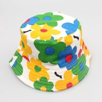 Children Unisex Sweet Cartoon Embroidery Bucket Hat sku image 11