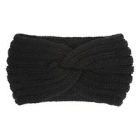 Women's Fashion Waves Solid Color Wool Hair Band sku image 1