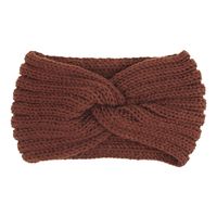 Women's Fashion Waves Solid Color Wool Hair Band sku image 7