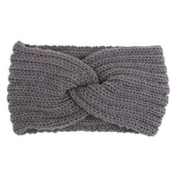 Women's Fashion Waves Solid Color Wool Hair Band sku image 9
