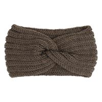 Women's Fashion Waves Solid Color Wool Hair Band sku image 12