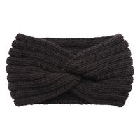 Women's Fashion Waves Solid Color Wool Hair Band sku image 10