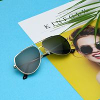 Women's Fashion Geometric Nylon Toad Mirror Sunglasses sku image 3