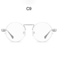 Men's Simple Style Solid Color Pc Round Frame Sunglasses sku image 7