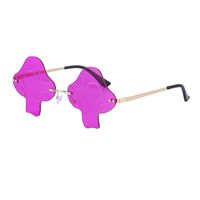 Women's Cute Mushroom Pc Special-shaped Mirror Sunglasses sku image 7